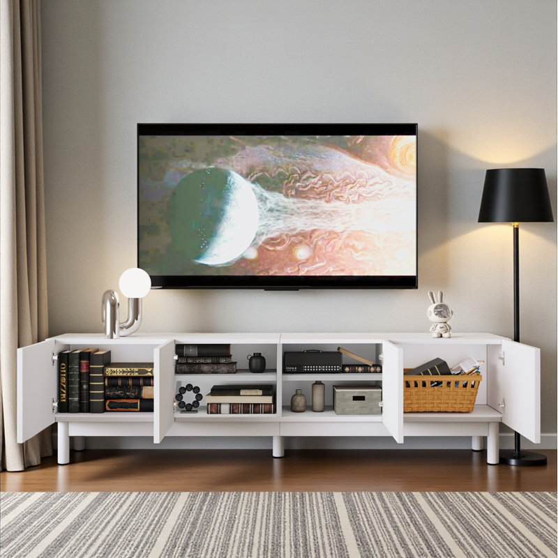 TV Stand for TVs up to 70", White