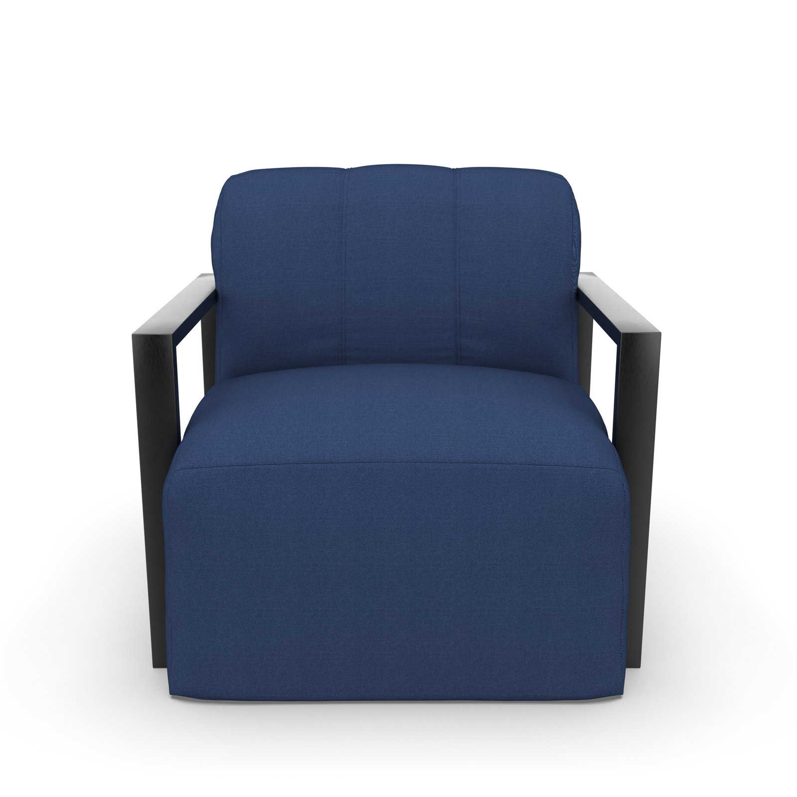Rosalie Sunbrella® Patio Lounge Chair, Sunbrella® Canvas Navy