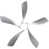 Nickel with Silver Blades