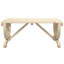 Mabini Rectangular Solid Wood Outdoor Dining Table - 90 cm W 50 cm D-46235802
