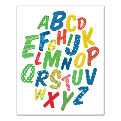 Art sur toile Bragg Rainbow Alphabet