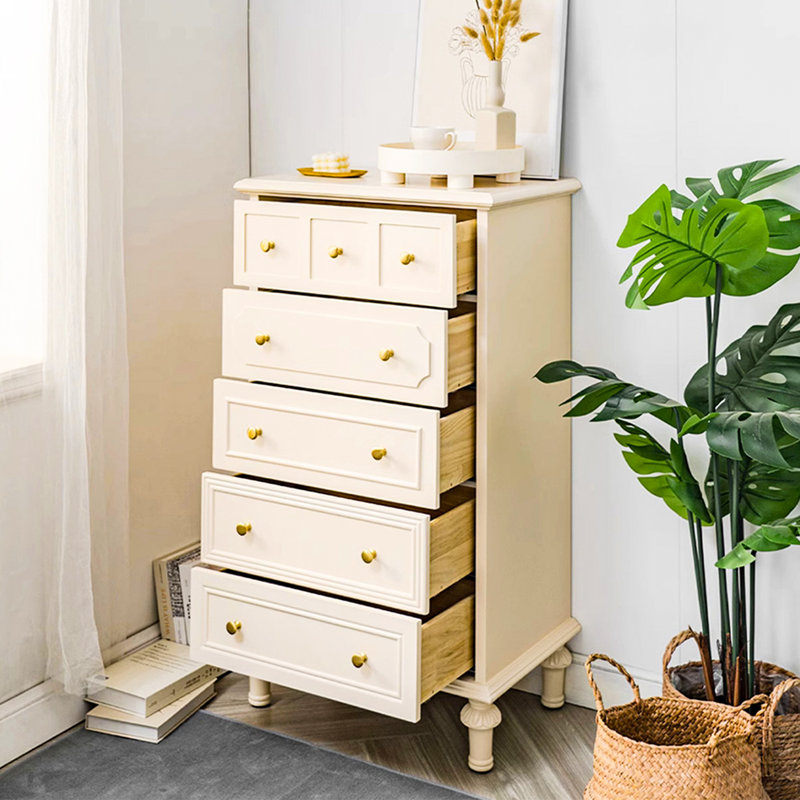 Commode décorative American Country, Beige