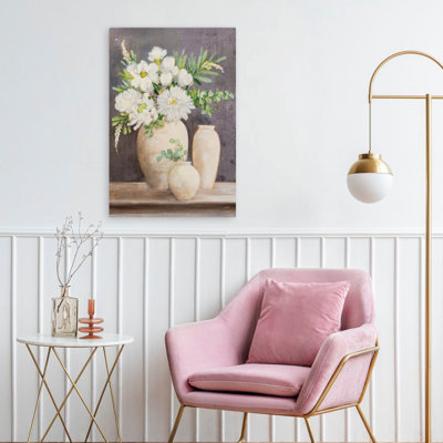Subtil et parfumé contemporain noir floral gris Aster beige