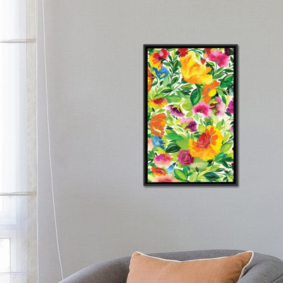 «Juillet bouquet» par Kim Parker - reproduction sur toile