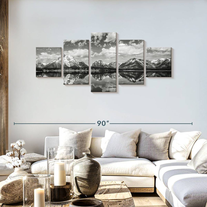 Alvord Grand Teton Panorama, H 30 po x l 68 po
