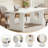 71'' Modern White Rectangular Dining Table for 6-8-412240928