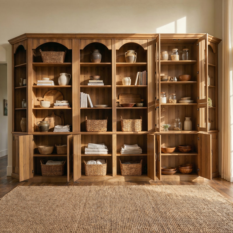 Armoire garde-manger l 142 po, Brun
