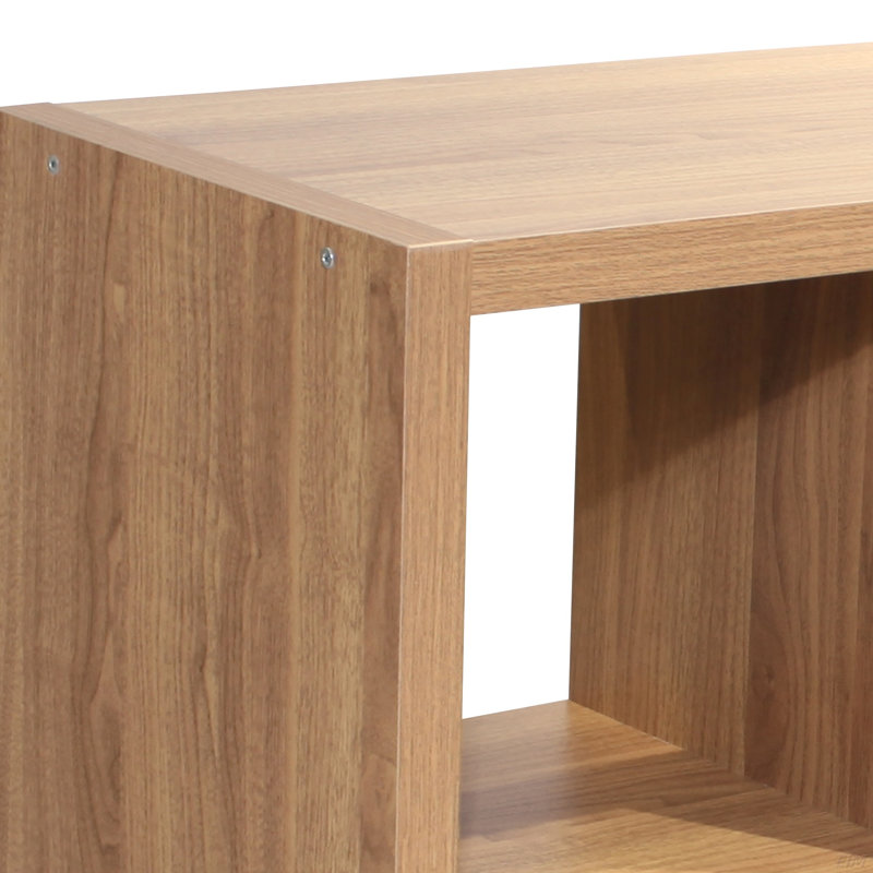 Smart Cube 8-Cube Organizer Storage With Opened Back Shelves,2 X 4 Cube Bookcase Book Shleves For Home, Office (Cabinet)