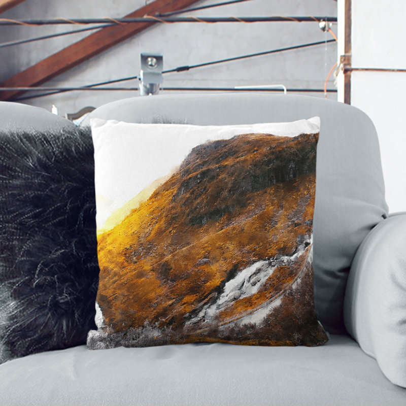 Square Throw Cushion, 55cm H x 55cm W x 20cm D