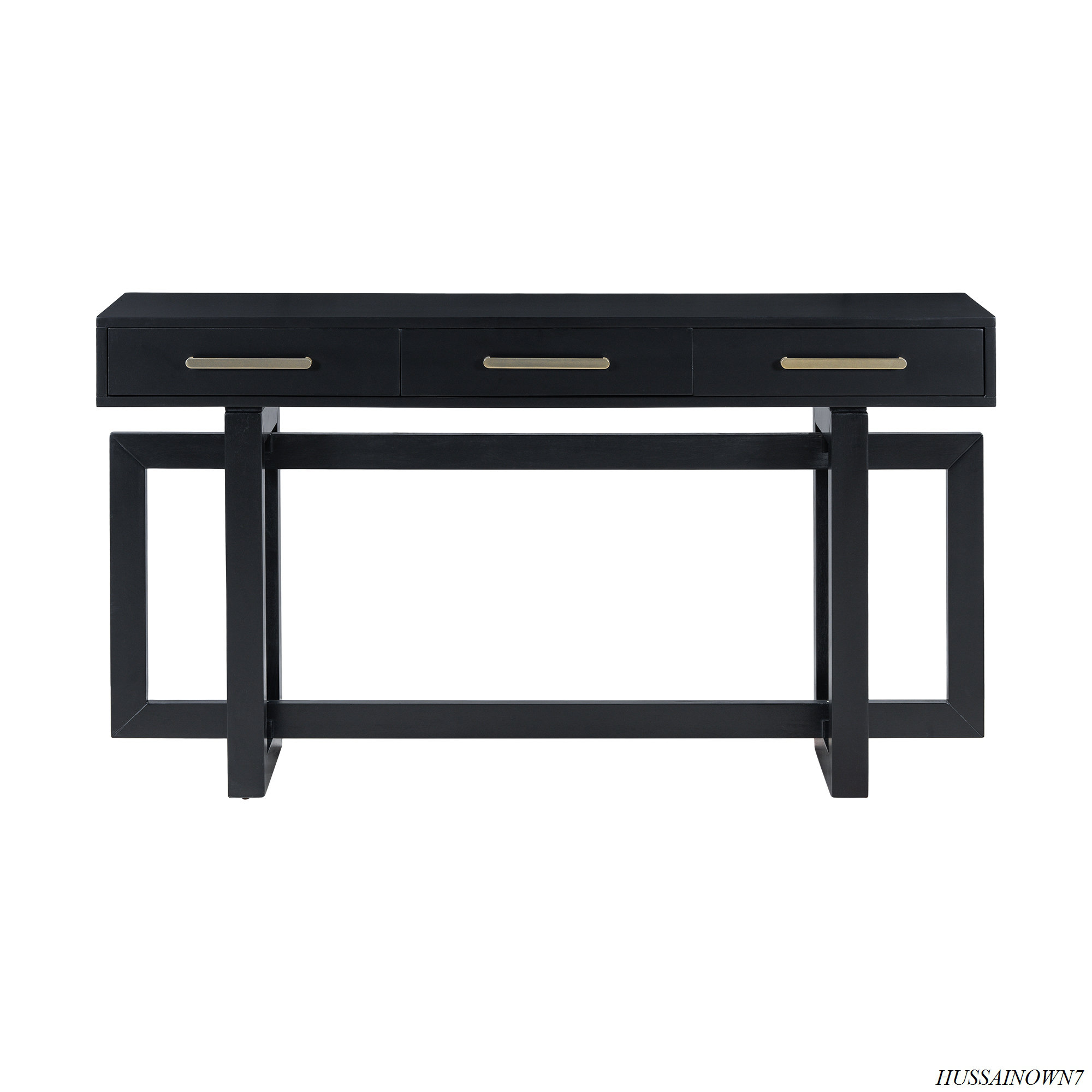 Mercer41 Elegant Console Table With Three Drawers, Extra Long Entryway ...