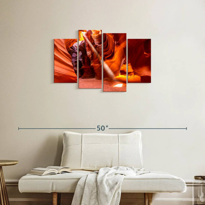 Rayon de soleil Alvord Antelope Canyon, H 22 po x l 36 po