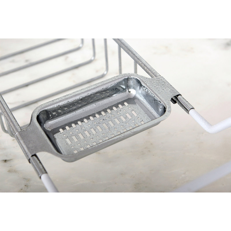 Plateau de rangement pour baignoire Kingston Kingston, Chrome poli