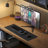 Light walnut Rectangular Solid Wood desks-108205531