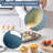 4-Piece Non-Slip Nesting Plastic Mixing Bowl Set with Pour Spouts and Handles-108333788