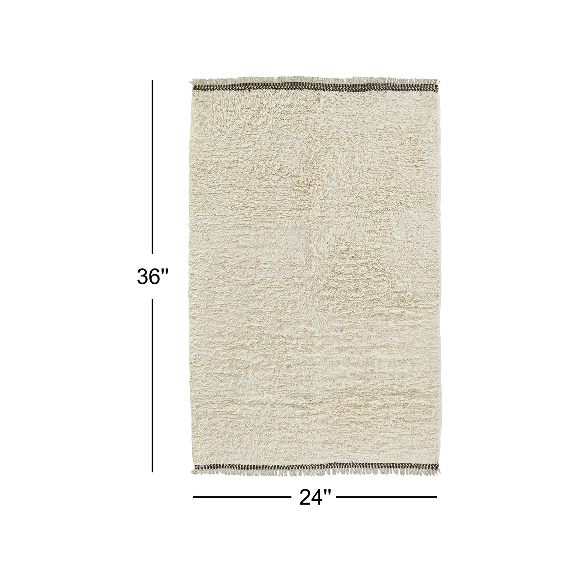 Astell Handmade Wool Rug, Rectangle 2' x 3'