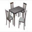 Table de salle à manger en bois rectangulaire, table de cuisine pour petit espace, table de salle à manger pour 4 personnes, SEULEMENT LA TABLE-59559446