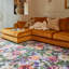 Clarke & Clarke Floral Digitally Printed 61cm X 230cm Area Rug-1047233359-1047233358
