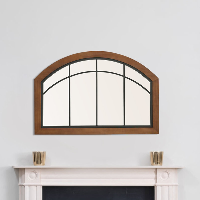 Mikado Wood Flat Wall Mirror