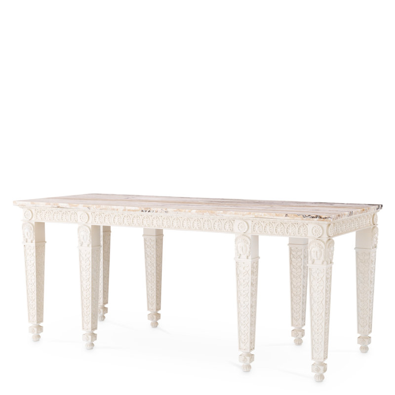 Croome 84.25'' W Marble Console Table