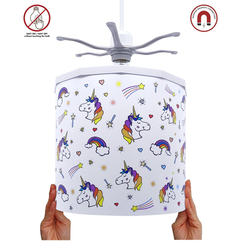 9.8cm H Plastic Drum Lamp Shade ( Spider )