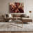 Lyrical Abstraction 7 Brown Canvas Wall Art-1425562387