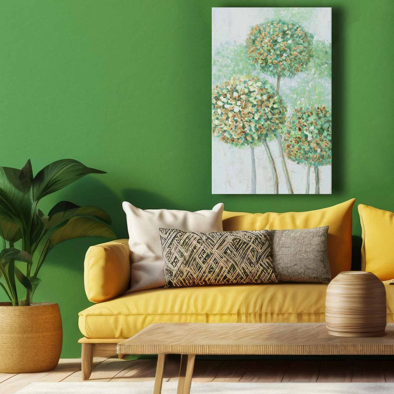Superbe peinture sur toile décorative de 17,7 po x 27,6 po | 100% toile de coton (épaisseur: 0,1 pouce) sur une structure robuste en bois de pin à 100% | Parfait pour le salon, la chambre à coucher ou le décor de bureau, œuvre d'art accrocheuse