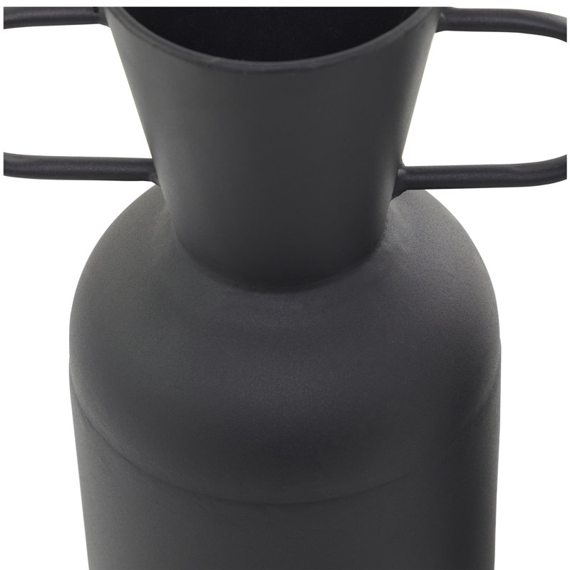 Ulen Metal Table Vase, Black