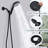 Matte Black Handheld Shower With 7 Spray Settings Head Modes And Hose Kit