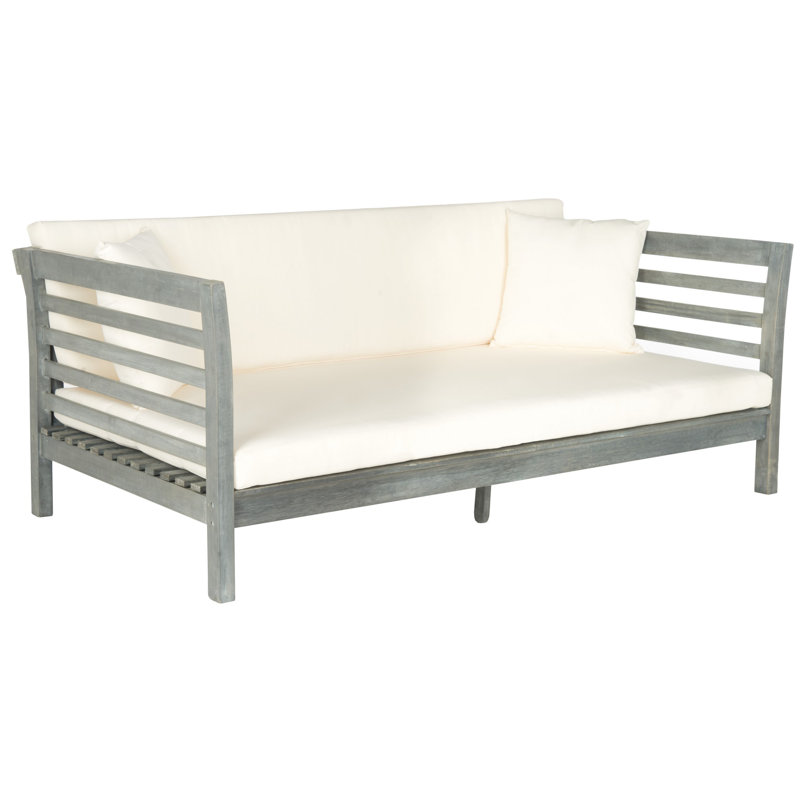 Lit de jour d'extérieur avec coussins 72,875 "Bodine, Beige