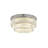 Modern 2-Light LED Round Crystal Flush Mount -1492803601