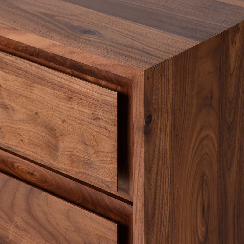 Stafford 6 Drawer Dresser-Walnut Natural
