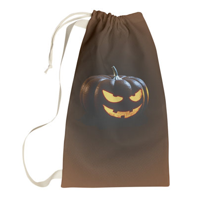 Sac à linge jack-o-lanterne