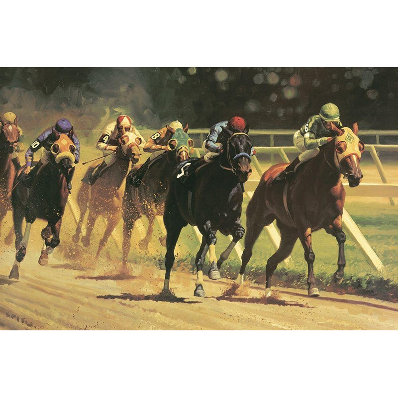 Art sur toile tendue Astoria Grand, H 33 po x l 48 po