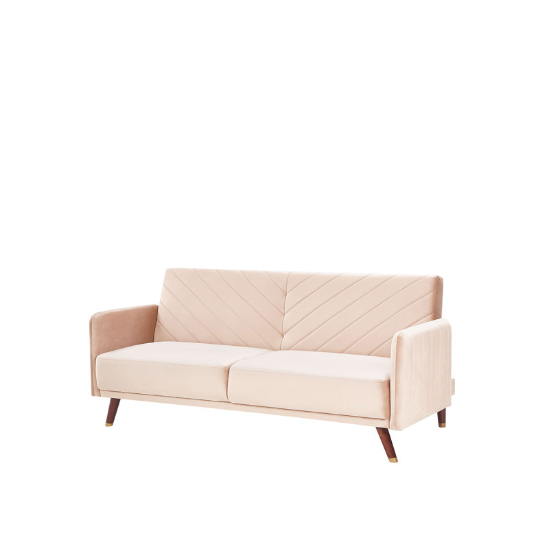 Salas Velvet Sleeper, Beige