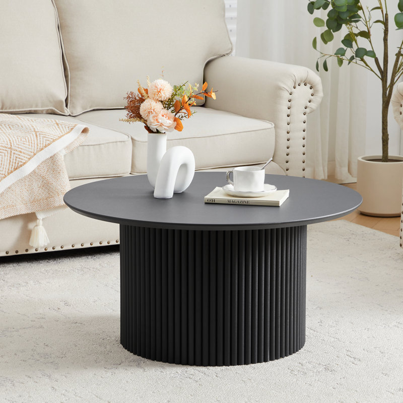 Table basse 31,5 po, Noir, 15.75" H x 31.5" W x 19.69" D