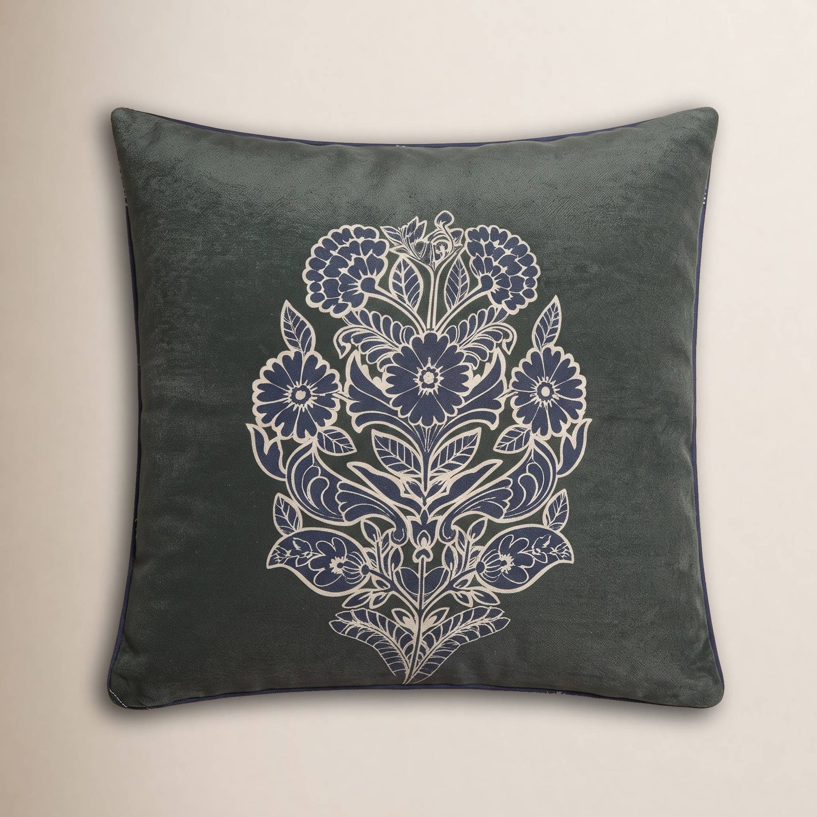 Frony 20" x 20" Throw Pillow, Gray
