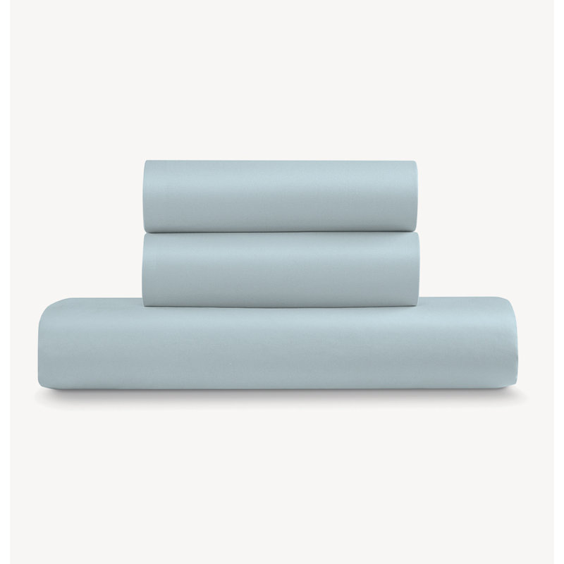 Ensemble de housse de couette en microfibre Home Collection Cozy Touch, Aigue-marine, Simple