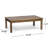 Wood And Coffee Table With Appealing Rope Weave Water- Details Hard Peculiarities