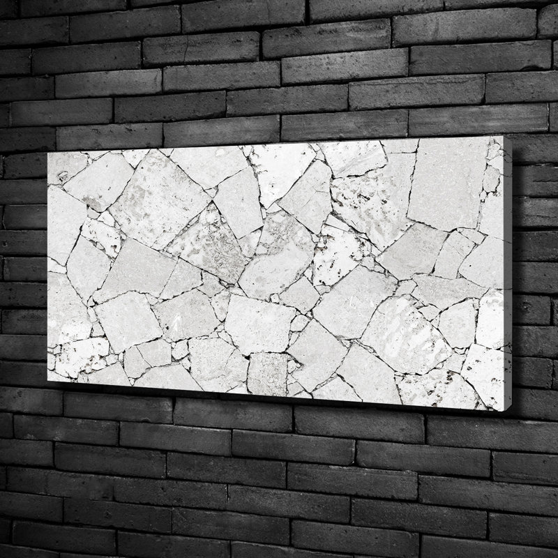 A Stone Wall - Wrapped Canvas Print