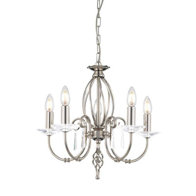 Thebes 5 - Light Candle Style Chandelier