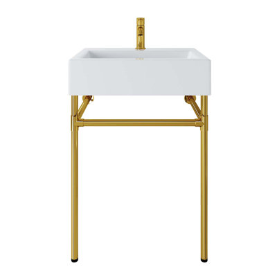 Modway Redeem 24" Acrylic Wall-Mount Bathroom Vanity