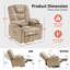 Fauteuil inclinable électrique avec chauffant et massage-106884625