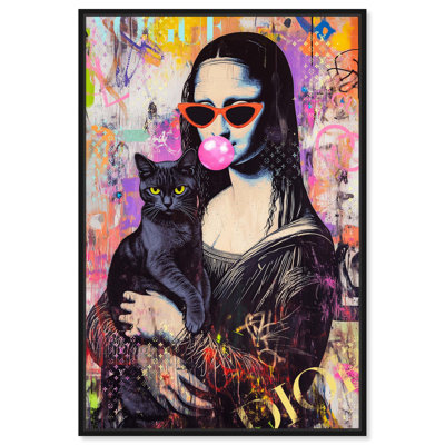 «Classical Gal and Her Companion», art moderne graffiti par 