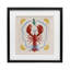 «Lobster & Ribbon Illustration», reproduction encadrée sous verre, conception de Krissy Mast-920402316-920402319