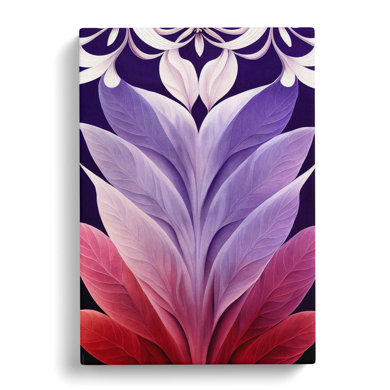 The Bewitching Flower Abstract - Wrapped Canvas, 50cm H x 35cm W x 3cm D