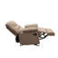 Fauteuil inclinable brun clair avec accoudoirs coussinés-202135950