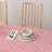 Rectangular Tablecloth, 100% Cotton, 52X104", Geometric Shapes Pink-626465771