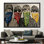 Banksy Beatles Graffiti Wall Art - affiche abstraite d'art de rue avec un design emblématique de Bandanas