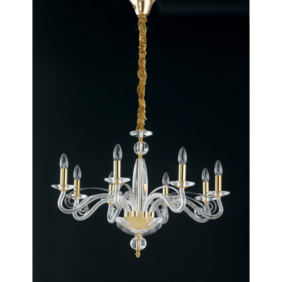 Ossafa 8 - Light Candle Style Chandelier