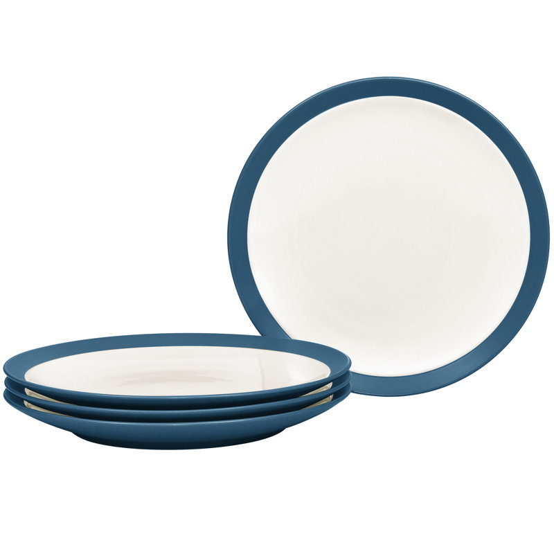 Assiettes à salade Noritake Colorwave Curve, 8 1/2 po, Bleu